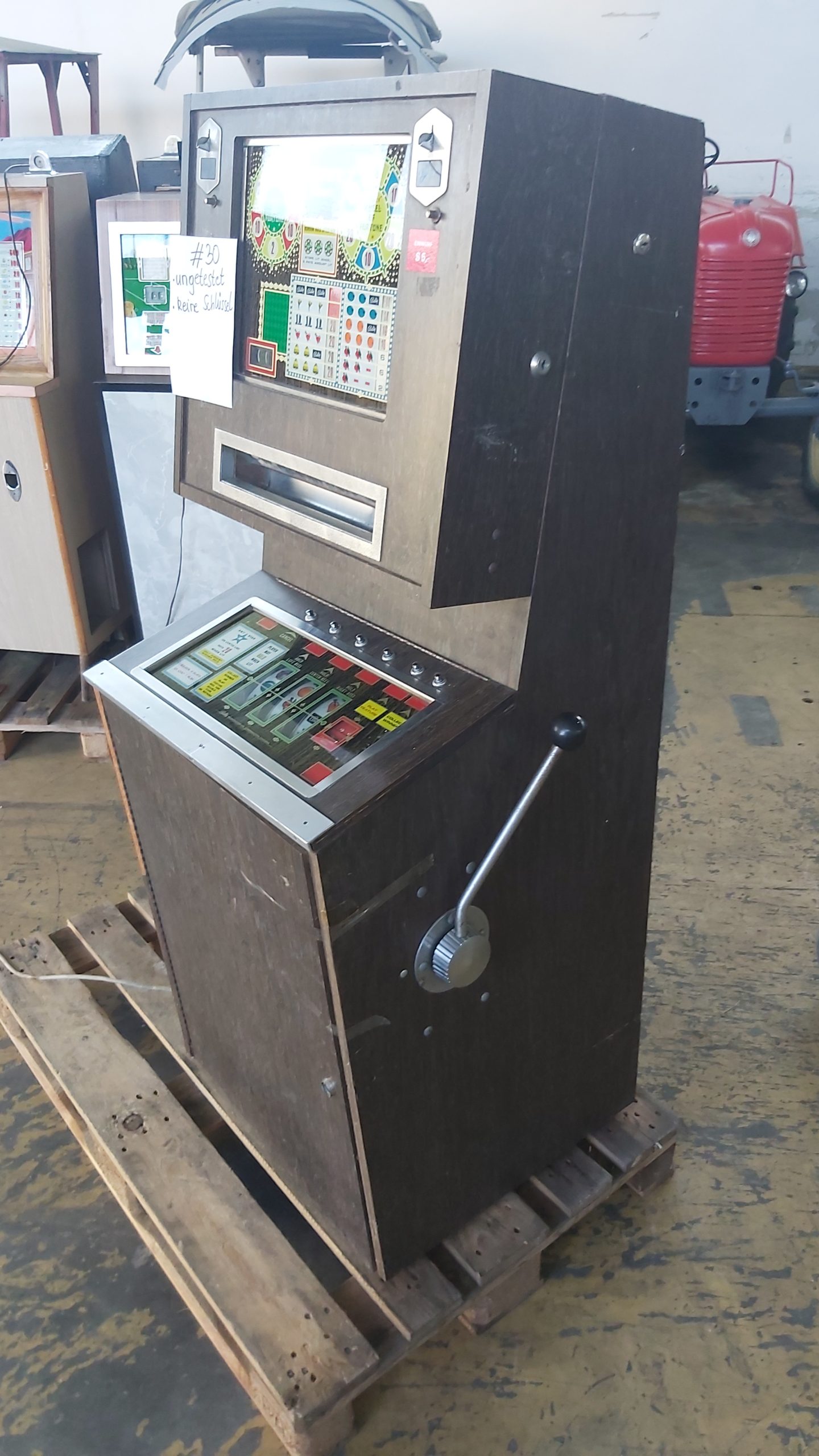 Geldspielautomat einarmiger Bandit Bally Lucky Wheels