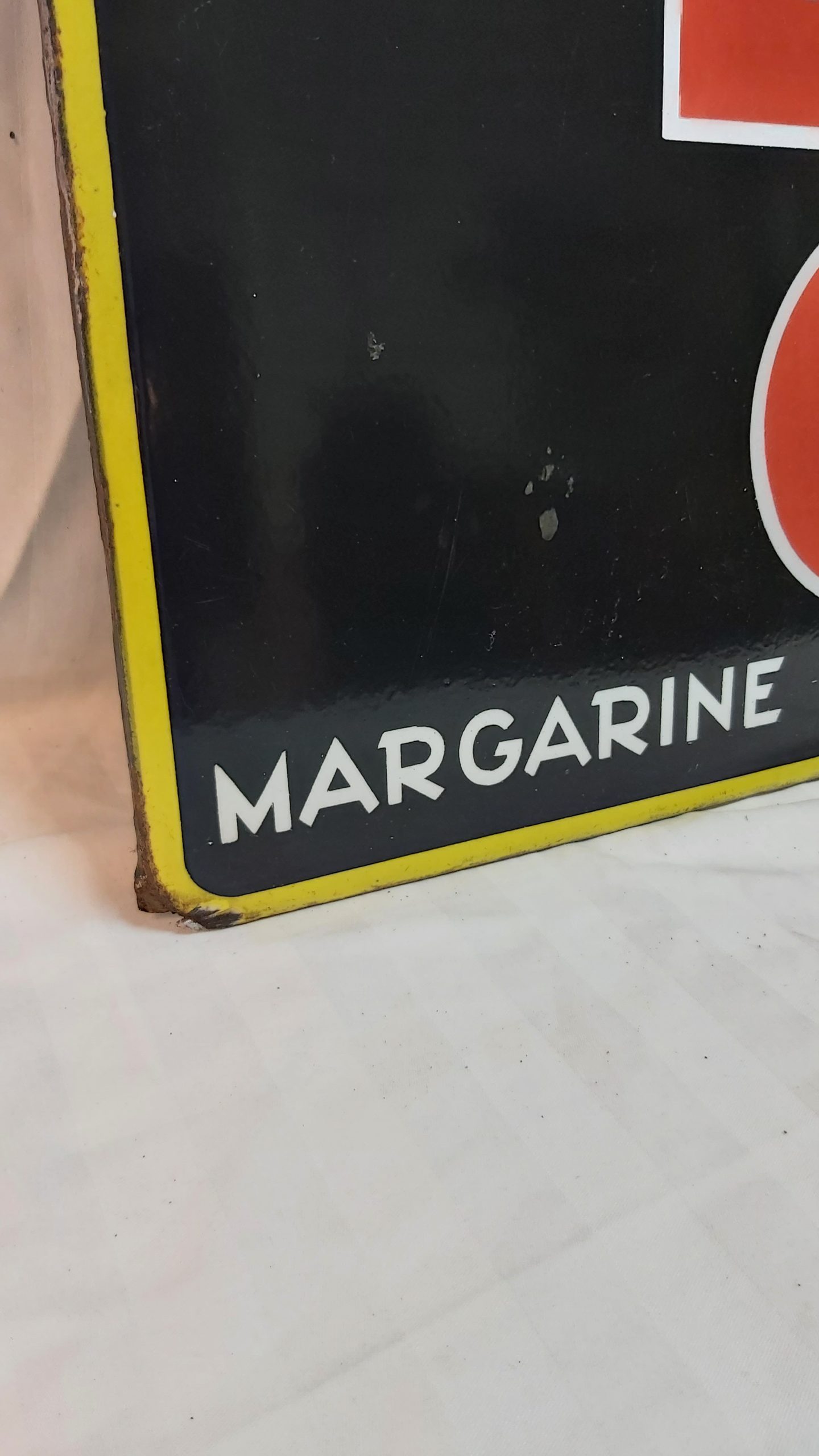 Emailschild Solo Margarine