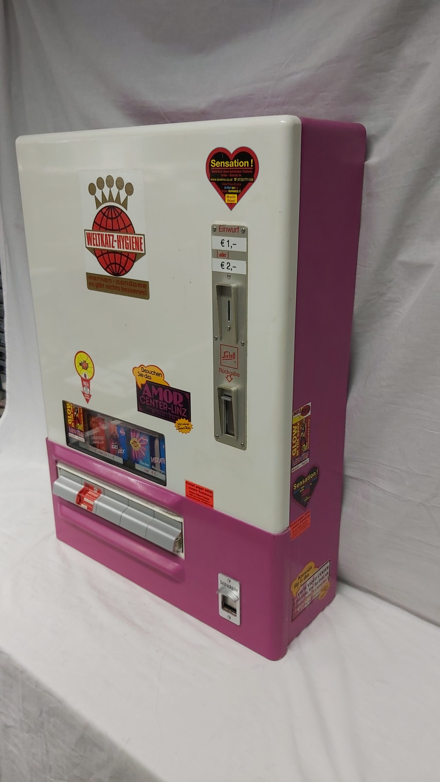 Kondomautomat Sielaff 5 Schacht