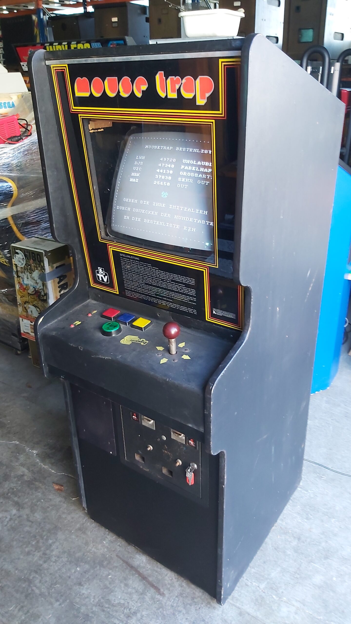 Arcadeautomat Gauselmann Exidy Mouse Trap