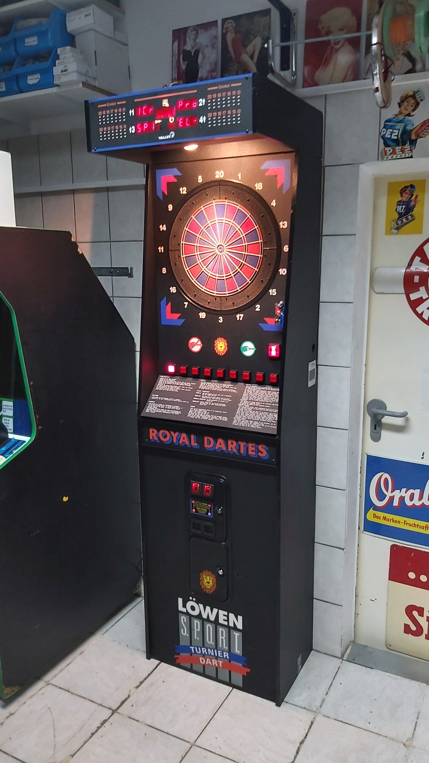 Einbruchschutz WICO für alte Arcadeautomaten Spielautomaten