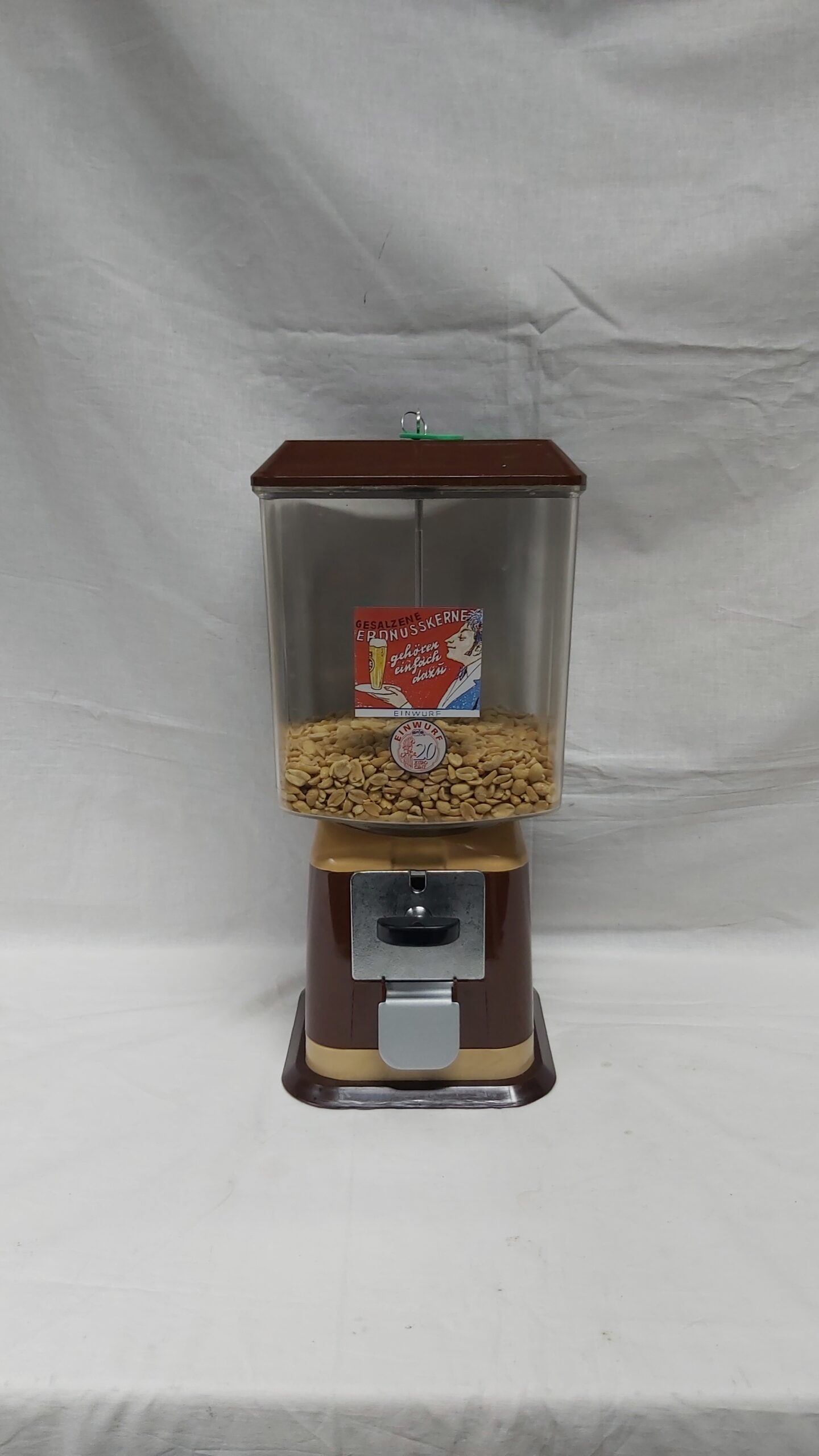 Erdnussautomat 50 Cent Einwurf Nussglocke Nussautomat