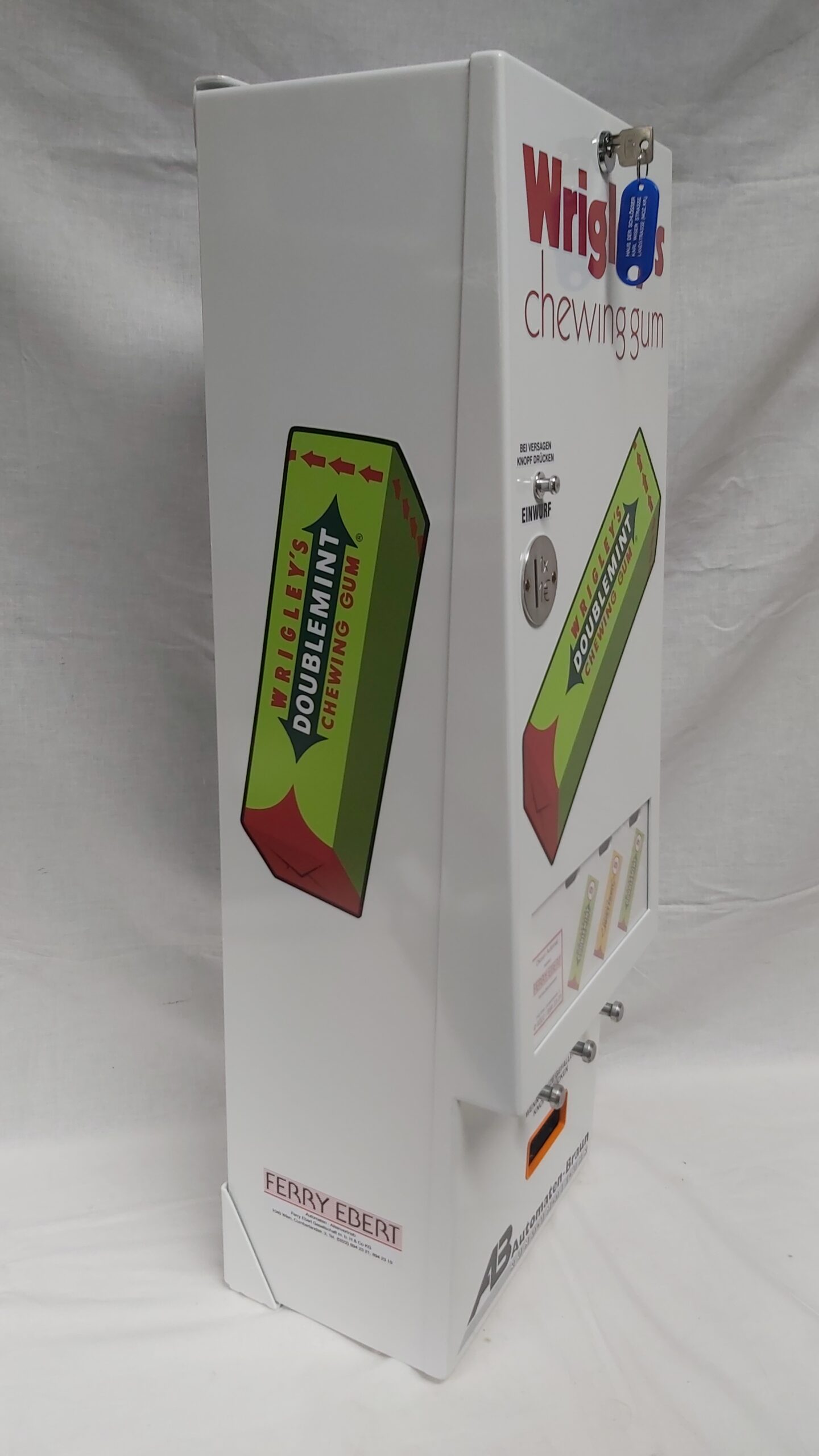 Aufkleber für Wrigley´s Kaugummiautomat