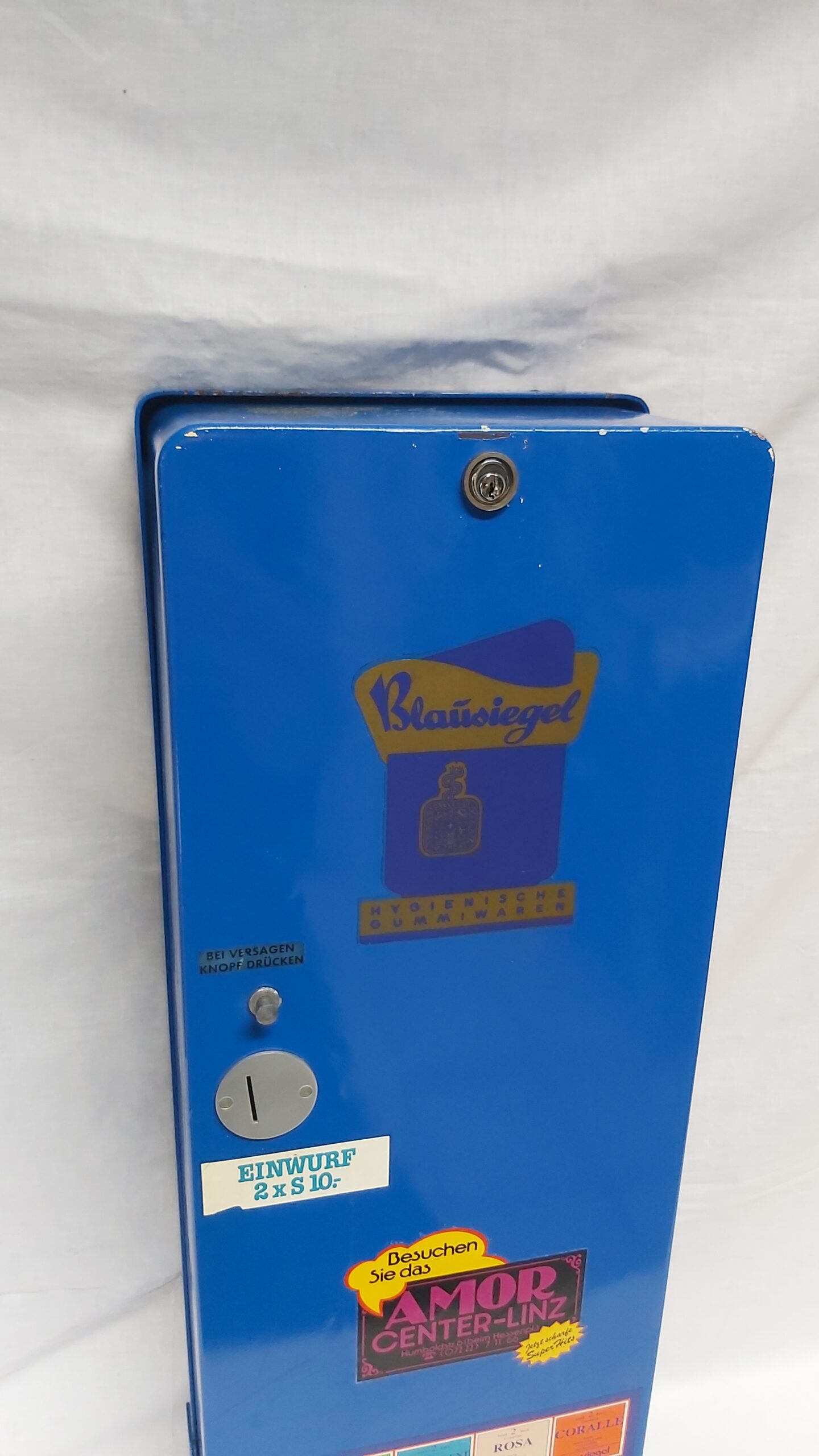 Kondomautomat „Blausiegel“ 4 Schacht