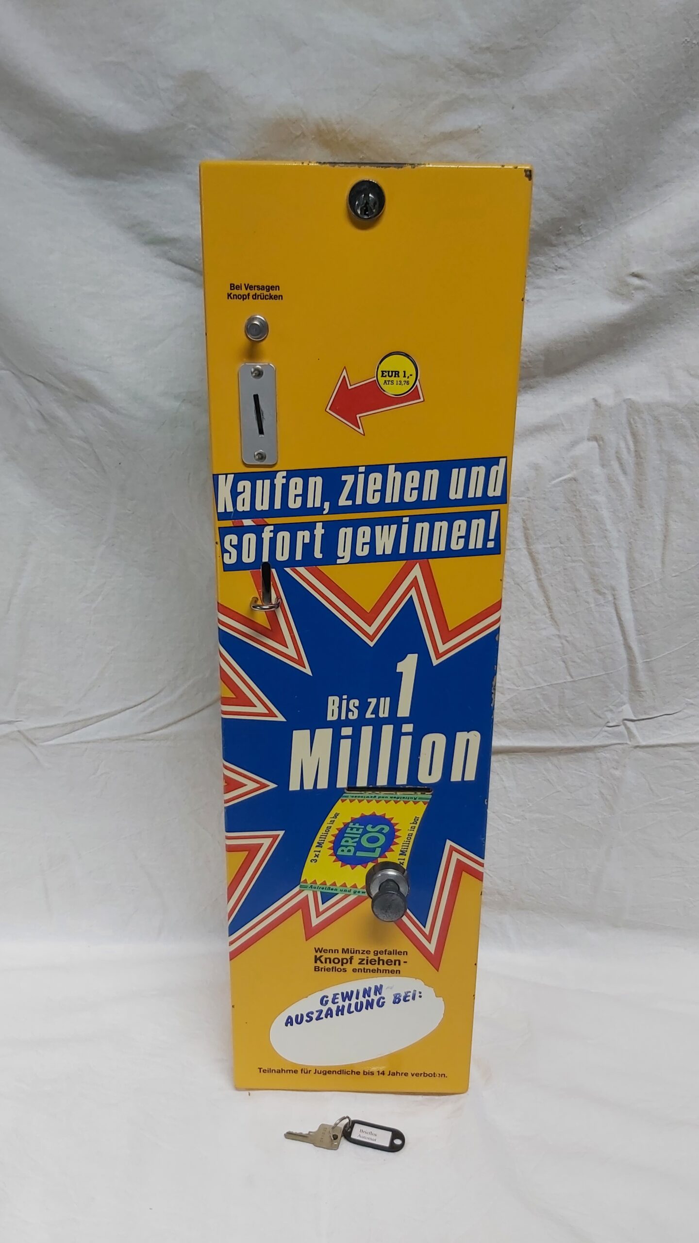 Brieflosautomat (Brieflotterie) von Ferry Ebert 1 Euro